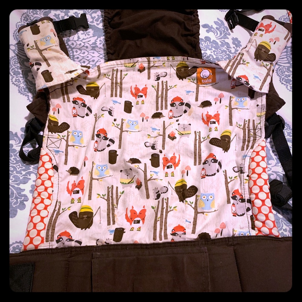 Tula- toddler in campy print